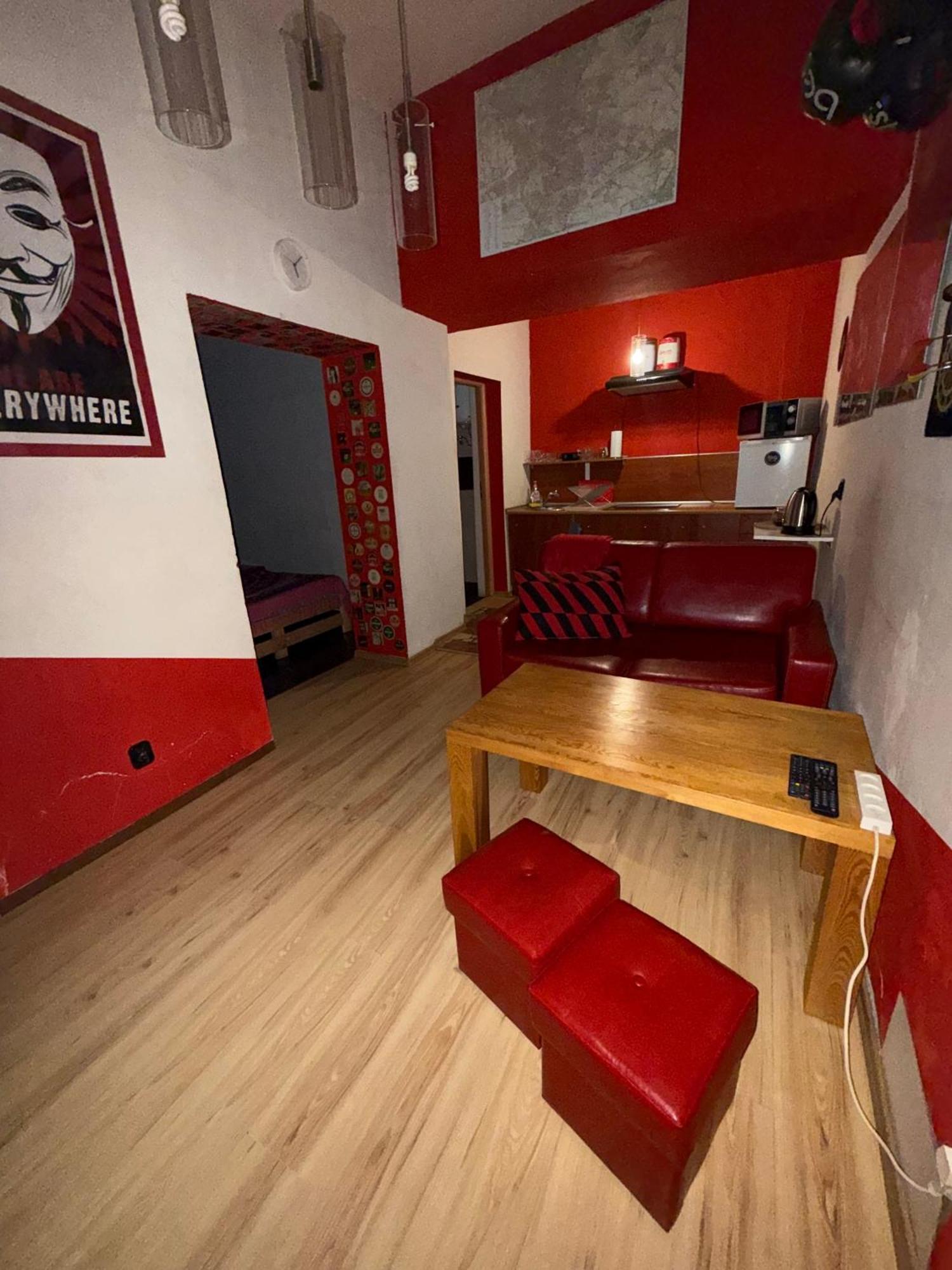 Appartamento Studio Red And White Łódź Esterno foto